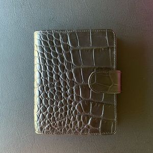 Filofax Classic Croc Pocket Size - Black